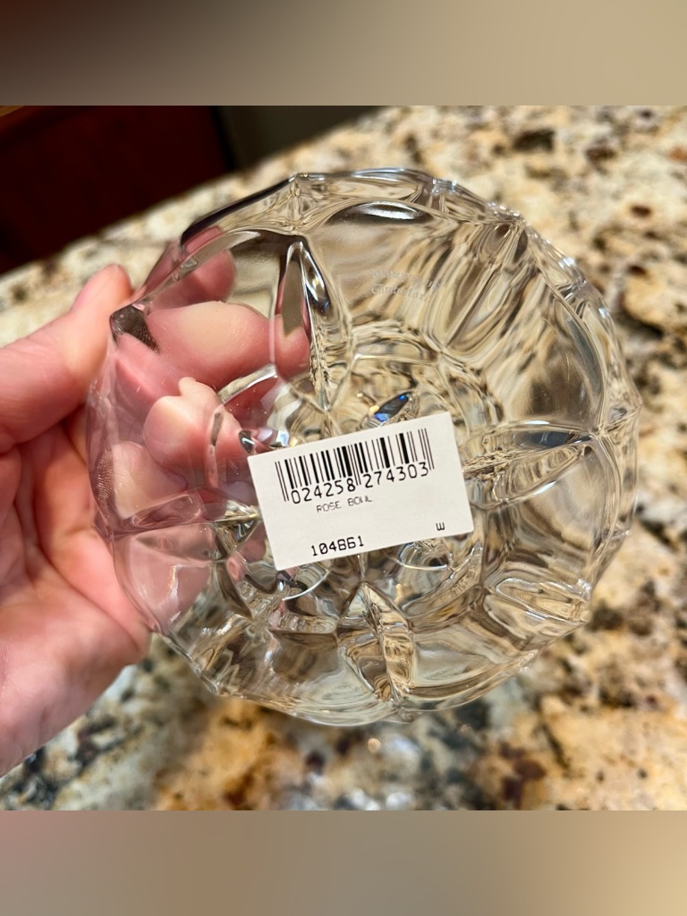 Marquis Waterford Crystal Rose Bowl   from the Sweet Memories Collection - Picture 3 of 5